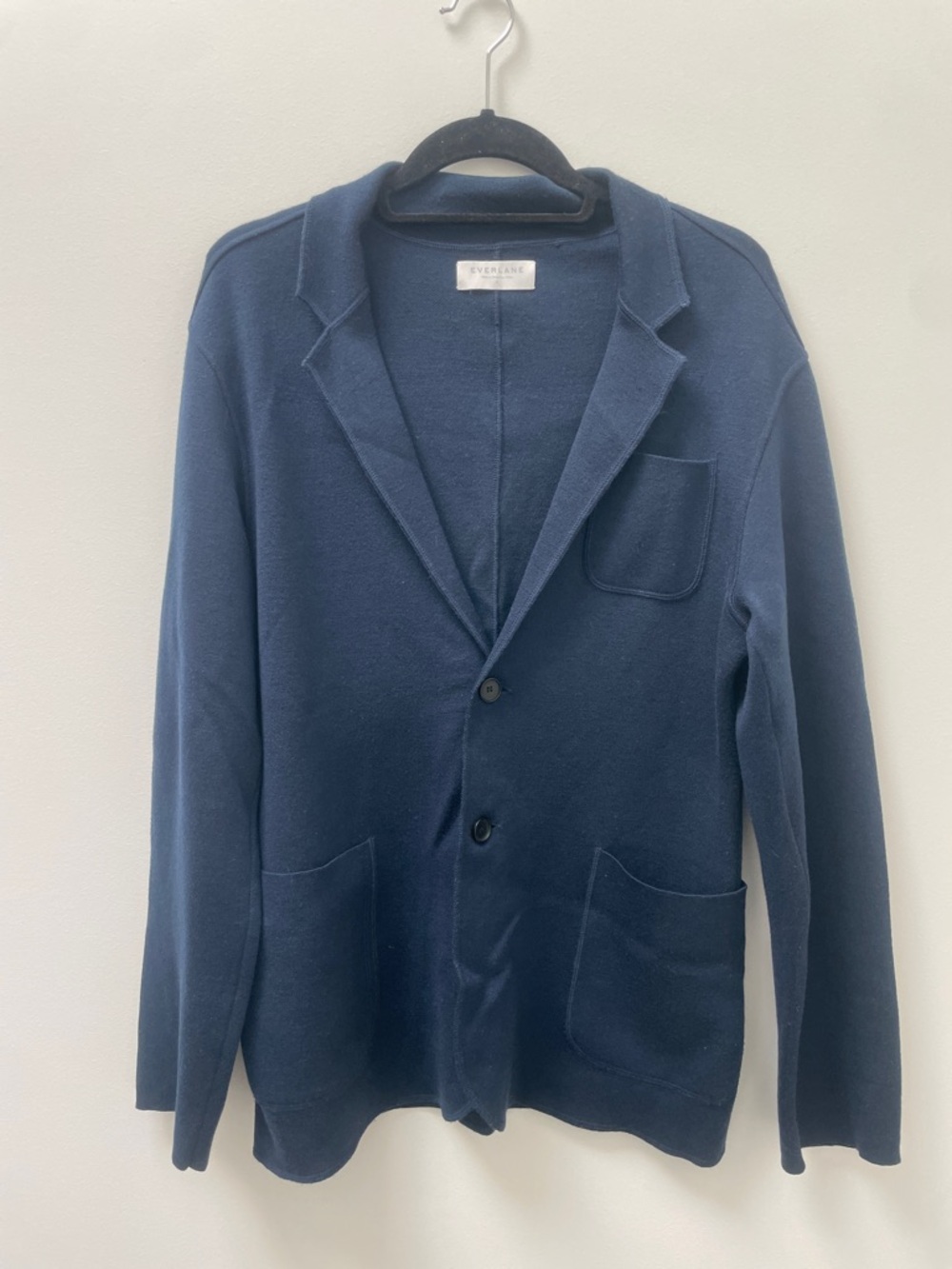 Everlane Wool Blend Knit Luxe Cardigan Blazer